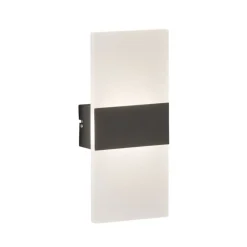 FISCHER & HONSEL LED Wandleuchte FODER sandschwarz