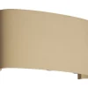 FISCHER & HONSEL LED Wandleuchte BERLIN, Metall, 17 x 5 x 8 cm, Beige