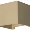 FISCHER & HONSEL LED Wandleuchte WALL, Metall, 10 x 11 x 10 cm, Beige
