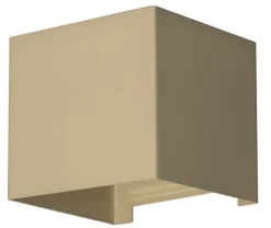 FISCHER & HONSEL LED Wandleuchte WALL, Metall, 10 x 11 x 10 cm, Beige