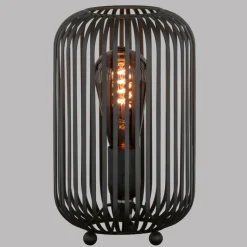 easy! by FHL FISCHER & HONSEL Retrofit Tischlampe CAGE sandschwarz