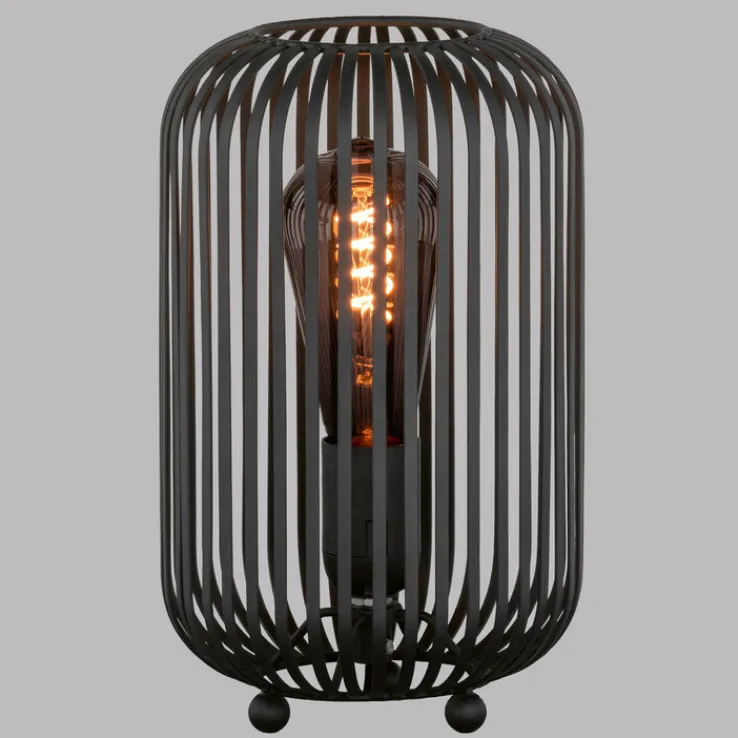 easy! by FHL FISCHER & HONSEL Retrofit Tischlampe CAGE sandschwarz