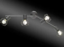 FISCHER & HONSEL Retrofit Deckenlampe RAN 4 Spots grau