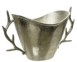 Flaschenkühler HIRSCH 22 cm silberfarbig