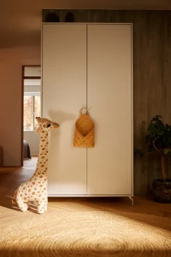 Kinder FLEXA Kinder-Drehtürenschrank SAGA braun