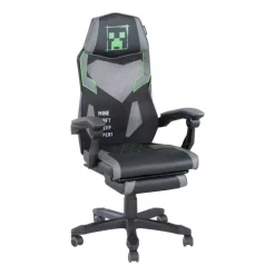Gaming-Stuhl MINECRAFT schwarz/ grau/ grün