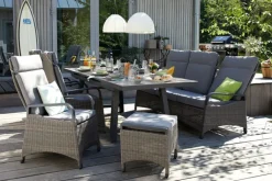 Garden FLAIR Garten Positionsstuhl LENA Omega braun