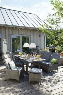 Garden FLAIR Gartenhocker LENA Omega braun