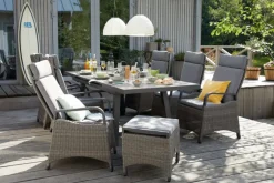 Garden FLAIR Gartenhocker LENA Omega braun