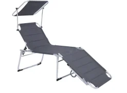 Garden FLAIR Gartenliege BEN XL Alu /anthrazit