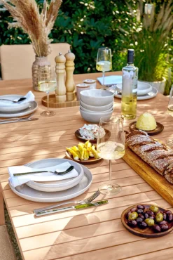 Garden FLAIR Gartentisch TIBET 200 x 100 cm naturfarbig