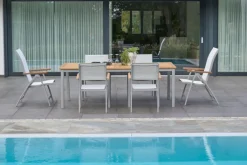 Garden FLAIR Gartentisch SALZBURG 214-300 x 100 cm