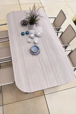 Garden FLAIR Gartentisch RUAN 240 x 120 cm anthrazit /grau