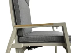 Garden FLAIR Positionsstuhl Garten LANA 2er Set taupe /grau