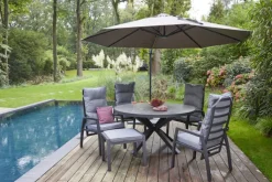 Garden FLAIR Positionsstuhl Garten LEWIS 2er Set