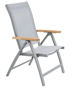 Garden FLAIR Positionsstuhl Garten SALZBURG Alu /hellgrau