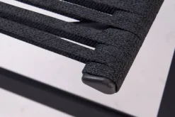 Garden FLAIR Positionsstuhl Garten LEIF schwarz /Rope