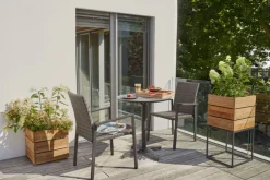 Garden FLAIR Stapelstuhl Garten LAURA omega grau