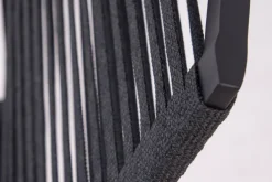 Garden FLAIR Stapelstuhl Garten LEIF schwarz /Rope