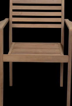 Garden FLAIR Stapelstuhl Garten TIBET 2er Set naturfarbig /beige