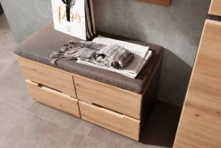 Garderobenbank MEMPHIS Artisan Eiche/ Graphitgrau