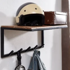 Garderobenleiste 70 x 27 cm Akazie