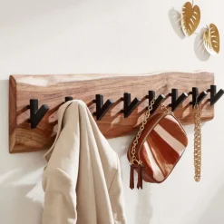 Garderobenpaneel 90 x 19 cm Akazie