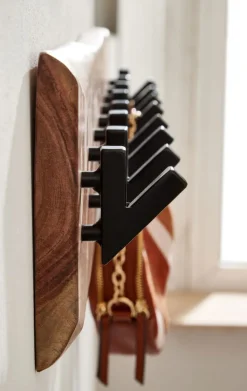 Garderobenpaneel 90 x 19 cm Akazie