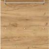 Garderobenpaneel LEVI 75 x 106 cm braun