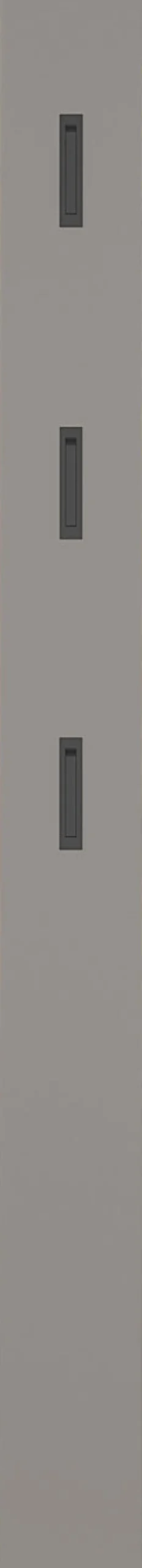 Garderobenpaneel SOLINO 15 x 170 cm Steingrau /Schwarz