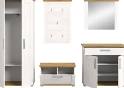 Garderobenpaneel VERONA Sibiu Lärche / Artisan Eiche NB