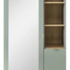 Garderobenschrank 78 x 202 x 38 cm schilfgrün supermatt/braun