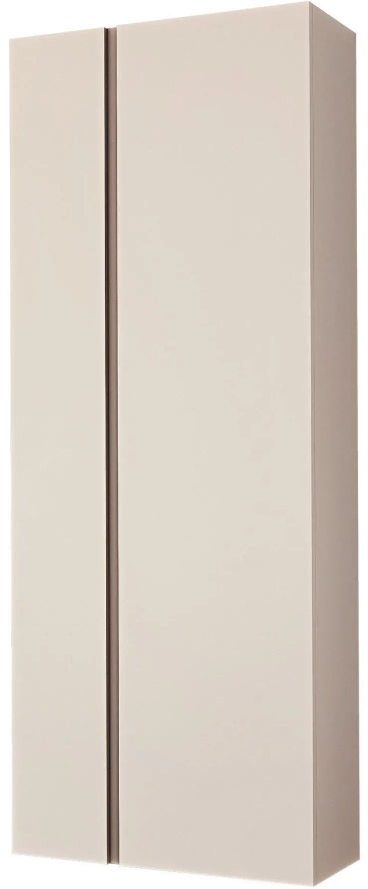 Garderobenschrank GARDASEE 60 x 165 cm sandfarben matt