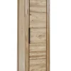 Garderobenschrank  JURIA 67 x 199 cm Eiche massiv/Eiche furniert