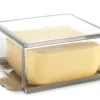 GEFU Butterdose BRUNCH 8 x 5,2 x 14 cm Edelstahl silber