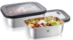 GEFU Frischhaltedosen-Set PROVIDO 2-teilig Edelstahl