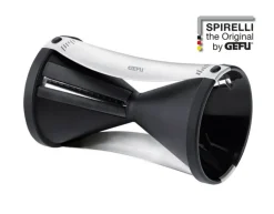 GEFU Spiralschneider SPIRELLI inkl. Sparschäler und Reinigungsbürste Kunststoff schwarz