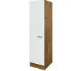 QUARTIER Geschirrschrank Avila Weiß/Braun