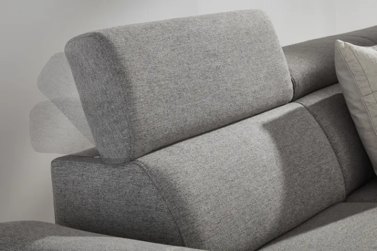 GIOVANNI d'Alberto Wohnlandschaft BRAGA hellgrau