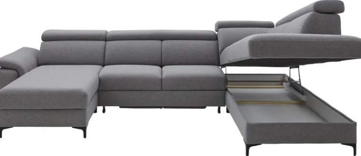 GIOVANNI d'Alberto Wohnlandschaft BRAGA hellgrau