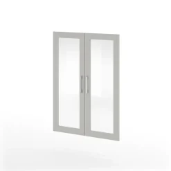 Glastür VARY 2er Set grau