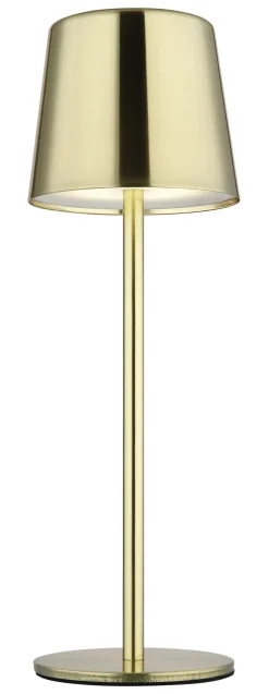 GLOBO Akku LED Tischlampe VANCOUVER goldfarbig