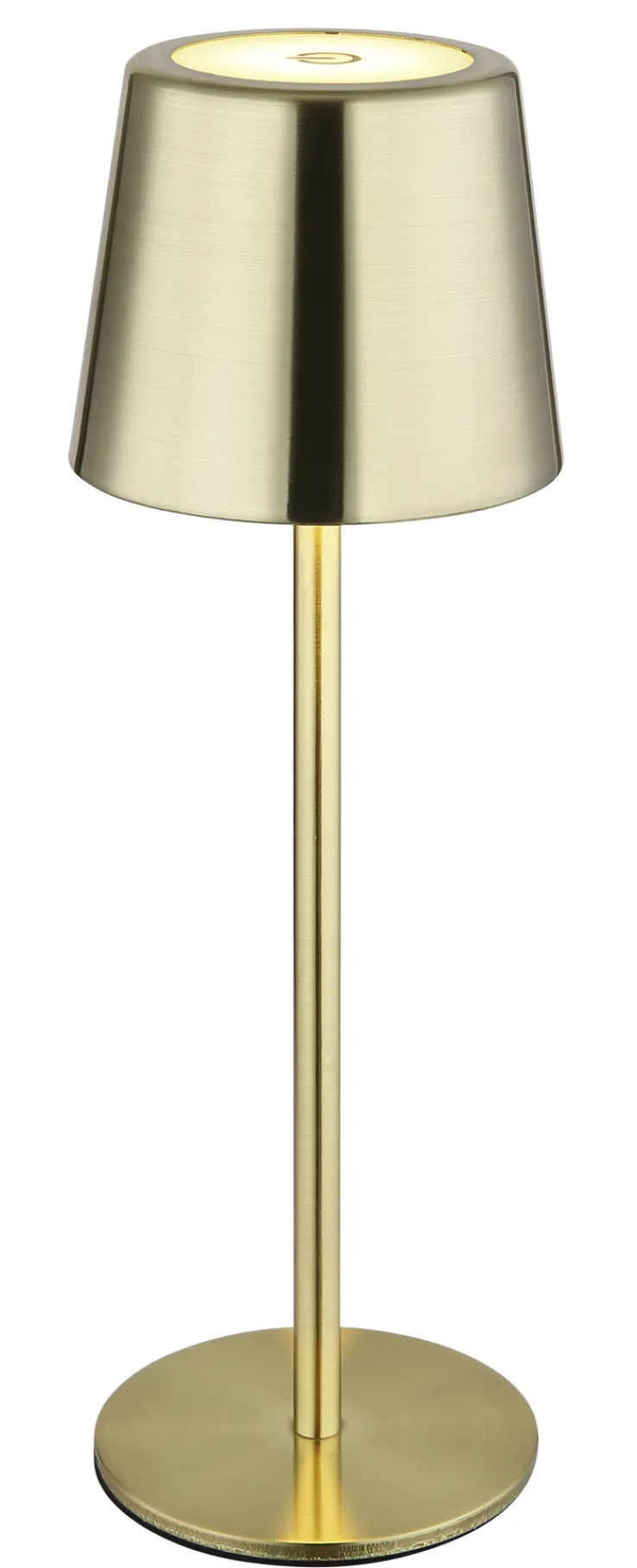 GLOBO Akku LED Tischlampe VANCOUVER goldfarbig