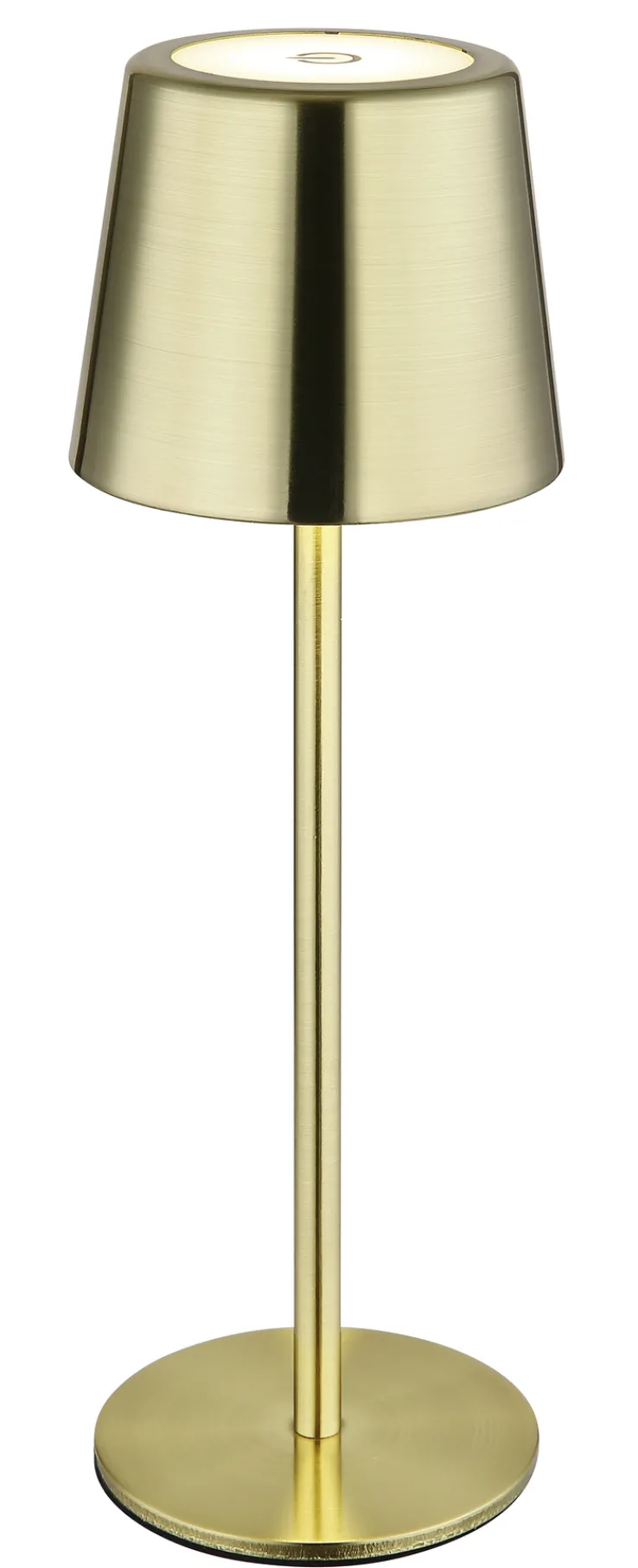 GLOBO Akku LED Tischlampe VANCOUVER goldfarbig