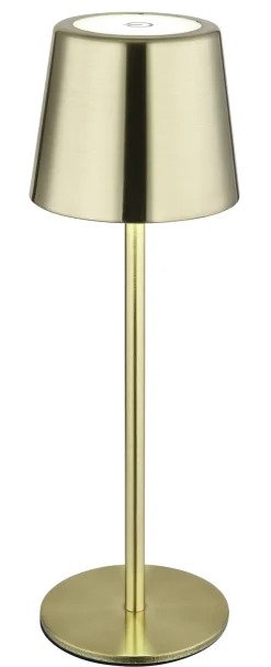 GLOBO Akku LED Tischlampe VANCOUVER goldfarbig