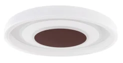 GLOBO CCT LED Deckenlampe GOFFI 69 cm weiß/braun