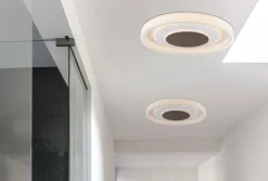 GLOBO CCT LED Deckenlampe GOFFI 69 cm weiß/braun