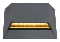 GLOBO LED Außenwandleuchte HONNA 14,8 cm anthrazit