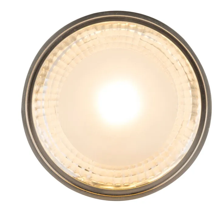 GLOBO LED Deckenlampe Ø 11 SERENA Nickelfarbig/satiniertes Glas