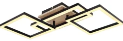 GLOBO LED Deckenlampe BOSSY 70 x 31 cm Holzoptik